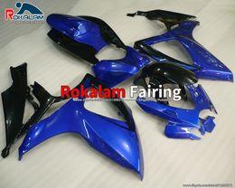 For Suzuki Blue Black 06 07 2006 2007 Fairing Parts Body Kits Hull GSXR750 K6 Motorcycle Fairings GSXR600 GSX-R750 (Injection Molding)