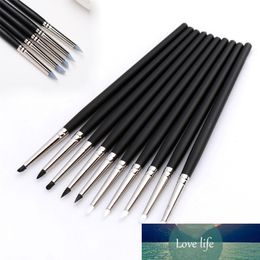 Hobby Craft Clay Sculpture Modelling r Tools Soft Silicone Carving Craft Brush 5Pcs Color Shapers Nail Art Tools