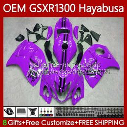 Injection For SUZUKI Hayabusa Body GSXR-1300 GSXR 1300 CC 08-19 77No.136 1300CC GSXR1300 08 2008 2009 2010 2011 2012 2013 GSX R1300 14 15 16 17 18 19 Fairings New purple