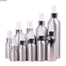 Fashion Bright Sliver Press Pump Lotion Bottle 20ml 30ml 50ml 60ml 80ml 100ml 110ml 120ml Empty Cosmetic Containers Metal 20pcshigh quatity