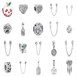 Fit Pandora Charms Bracelet 925 Sterling Silver Infinity Hearts & Stars Love Couple Bead DIY Jewellery Making Berloque