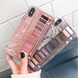 eye shadow box for iphone 8 mobile phone case for iphone11pro personality allinclusive soft shell female for iphone 8plus applicable