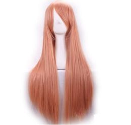 sex for cheap Australia - 80cm Long Pelucas Straight Synthetic Wigs Anime Cosplay Hair Wigs Sex Products Wig Cheap Cosplay Wig Pink