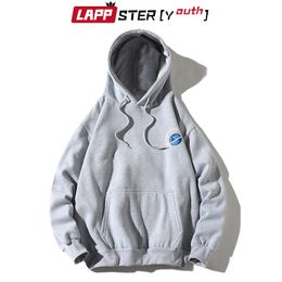 LAPPSTER-Youth Men Patchwork Streetwear Hoodies Autumn Pullover Man Harajuku Sweatshirts Oversized Yellow Hoodies Plus Size 201114