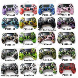 more colour camouflage Silicone case Camo Silica shell Protective Skin For Sony Dualshock 4 PS4 DS4 Pro Slim Controller