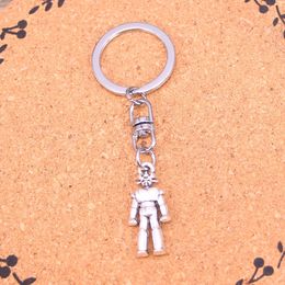 Fashion Keychain 31*13mm mechanic robot Pendants DIY Jewellery Car Key Chain Ring Holder Souvenir For Gift