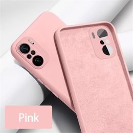 Liquid Silicone Mobile Phone Cases for Xiaomi Redmi Shockproof Sleeve Remarks 10 10s 9 S 8 7 Pro Max Poco X3 M3 Mi 11 Lite Ultra