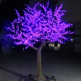 Outdoor LED Artificial Cherry Blossom Tree Light Christmas tree lamp 2304pcs LED Bulbs 3.0m Height 110/220VAC Rainproof fairy garden decor