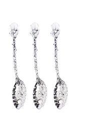 Crystal Retro pattern Tea Spoon Stir Coffee Spoon Honey Dessert Ice Cream Scoop Teaspoon Tableware Free