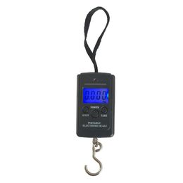 10g 40Kg Digital Scales LCD Display Hanging Luggage Fishing Weight Travel Portable Electronic Hangings Hook Scale Steelyard BH4163 TYJ