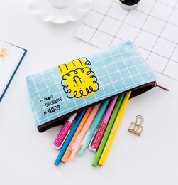 Creative owl pattern pencil case girls kids Stationery pen bag cartoon cute pen box school supplies pencil storage bags
