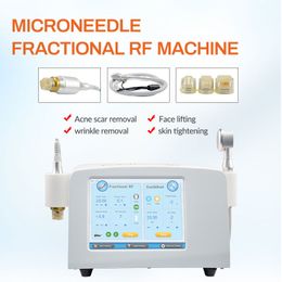 RF Fractional Microneedle Therapy Radio Frequency Face Wrinkle Remove Beauty Equipment Heat &Cool Skin Care Machine