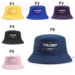 NEWTrump Bucket Sun Cap 28 Styles USA Election Trump2024 Fisherman Hat Keep America Great Party Hats CCD13014