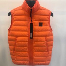 Casual Men Women Vest Jacket Fashion Men Sleeveless Down Jacket High Quality Solid Colour Parkas Coat Winter Clothing M-XL