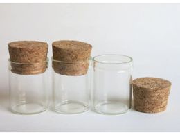1000 x 5ml Glass Tube with Wooden Cork 5cc Mini Empty Container Small Stoppered Sample Vial 22*30mm