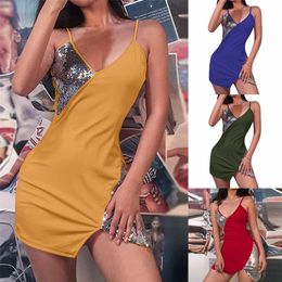 women designer dresses sexy bodysuit mini gallus dress fashion panelled womens dresses casual sleeveless dress women clothes klw0468