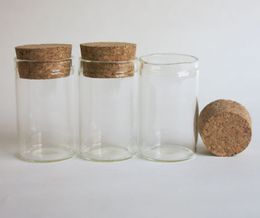 360 x 20ml Glass Tube with Wooden Cork 20cc Clear Vial Jar Bottle Used in Gifts Storage Containers