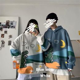 Winter Hoodie Women's Hip Hop Loose Hoodie Oversized Casual Letter Print Sweatshirt Women's Long Sleeve Top Printed Couple Wear 201212