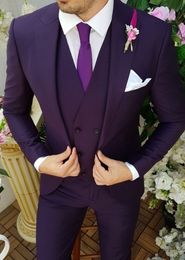 Descuento Trajes Para Hombre De Color Morado Oscuro 2022 en venta en  DHgate.com
