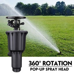 1/2 inch 3/4 inch Integrated Sprinkler High water pressure 360 Degrees Rotating Watering Pop-up Spray Head Sprinkler Y200106