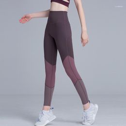 Yoga Outfits Women High Waist Energy Pants Female Gym Leggings Running Push Up Training Elastic Breathable Sports Wear