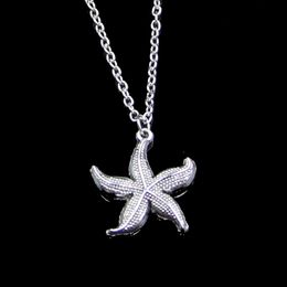 Fashion 24mm Starfish Pendant Necklace Link Chain For Female Choker Necklace Creative Jewellery party Gift