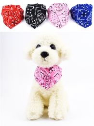 Adjustable Pet Triangular Bandage Dog Neck Scarf Puppy Bandana Cat Collar Neckerchief Bibs Saliva Towel JK2012XB