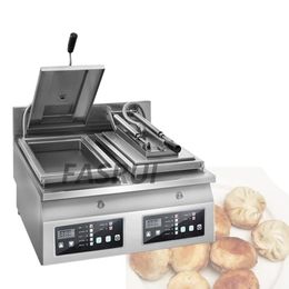 Double Cylinder Stainless Steel Fried Dumplings Machine Electric Fried Dumpling Maker