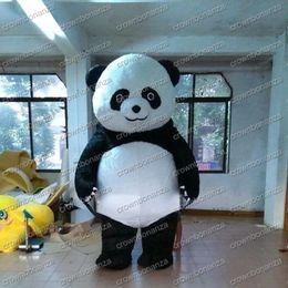 Halloween Panda Mascot Costumes Top quality Cartoon Character Outfits Adults Size Christmas Carnival Birthday Party Outdoor Outfit