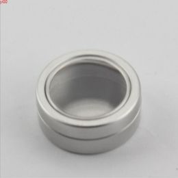 25ml Metal Aluminum Round Tin Cans Box Cosmetic Cream Jar Portable Makeup Accessory 50pcs/lot Bottling Lightweight Roundqualtity