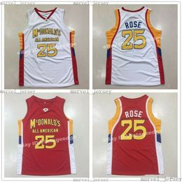 cheap Derrick Rose #25 McDonald's All American Basketball Jerseys MEN WOMEN YOUTH XS-5XL