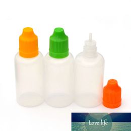 50pcs 30ml PE Empty Plastic Bottle With Childproof Cap Dropper Bottles E Liquid Bottle Free Shipping