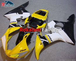 YZF600 R6 03 04 Fairings Kit For Yamaha YZF R6 2003 2004 Sport Motorcycle Yellow White Fairings (Injection Molding)