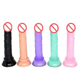 Mini Dildo Small Didlos Funny Realistic Jelly Dongs Suction Cup Base Soft PVC Sex Penis Toys For Women Hot Sale Sexy Products FEU145
