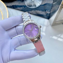 Fashion women Automatic Mechanical watch sapphire clock Stainless steel ceramic Geometric Wristwatch for female girls 33mm
