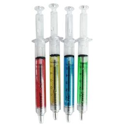 2022 new Creative Ballpoint Pens syringe needle Ballpoint Pens needle ball pen trick of children's toys prize for students Advertising Gifts