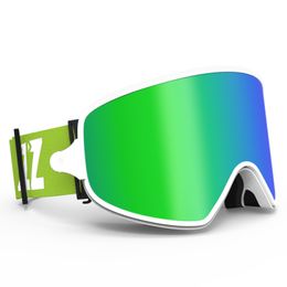 2022 двойные сноуборды Copozz Двухместный лыжный очки с магнитным быстрым изменением 2 в 1 объектив Anti-Fog UV400 ночь лыжа на лыжах сноуборд очки для мужчин женщин C18110301