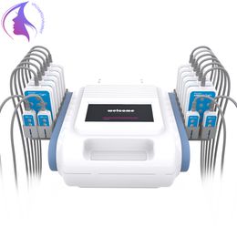 Newest Dual Wavelength 650nm & 980nm Diode LED Laser Slimming Machine 12big 4small Pads