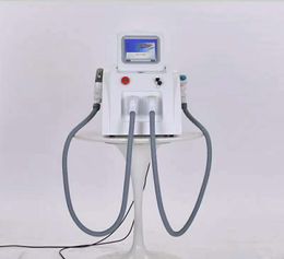 Multifunctional Beauty Machine laser permanent hair removal 2 handles q switch laser tattoo removal OPT Ipl SR Laser equipment