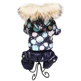 Winter Dog Clothes Super Warm Thicken Pet Dogs Overalls Waterproof Coat Jacket Jumpsuit Costume Puppy For Chihuahuas Small Dogs 201114