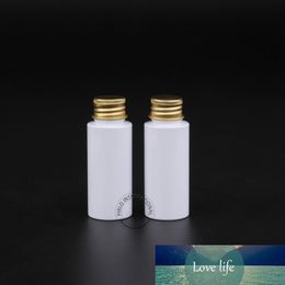 Free Shipping Wholesale 30ml/30cc Empty Plastic Cosmetic Bottles, 1oz Small White PET Containers With Aluminium Lid 100pcs/lot