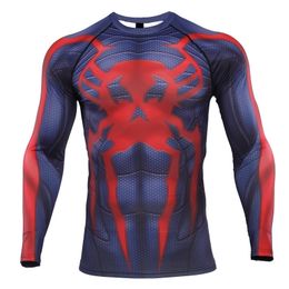 Raglan Sleeve Compression Shirt S-4XL 3D Printed T shirts Men Cosplay Costume Clothing Fitness Long Sleeve Tops For Male 201202