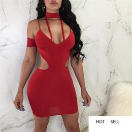 Club Dress Women Sexy Lace Panelled Off Shoulder Dresses Deep V Neck Backless Dress Summer Female Night