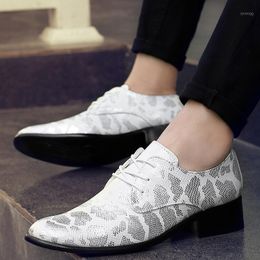 Men Silver Glitter Dress Shoes Online 
