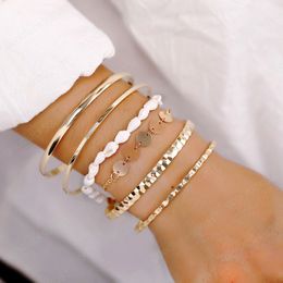 Fashion Women's Bracelet Set 6Pcs/Lot High Quality Charm Beads Bracelet Jewellery For Ladies