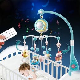 Baby Crib Mobiles Rattles Toys Bed Bell Carousel For Cots Projection Infant Babies Toy 0-12 months For Newborns LJ201124