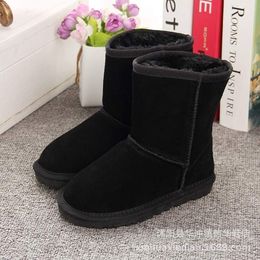 2020 New Children Boots Girls Boys Snow Boots Winter Warm Boot for Kids Size 21-35 LJ201029