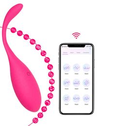 kegel balls UK - Nxy Vibrators App Control Egg Kegel Ball Sex Toys for Women Wireless Remote Bullet g Spot Panties Vaginal Balls1223