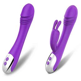 Nxy Sex Vibrators Powerful for Women Clitoris Stimulation Orgasm Usb Charging Dildo Vibrator Feyimale Couples Product Toys Adult 1227