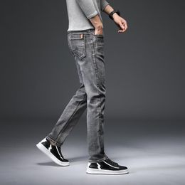 Men's Jeans 2021 Trousers Male Simple Style Cotton High Quality Casual Straight Denim Pants Men Streetwear Vintage Slim Fit Undefined